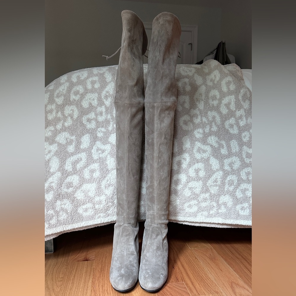 Stuart Weitzman Highland Suede Over-the-Knee Boots